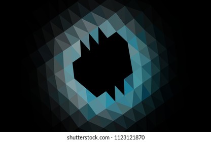 Light BLUE vector polygon abstract backdrop. Modern geometrical abstract illustration with gradient. The completely new template can be used for your brand book.