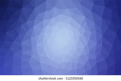 Light BLUE vector polygon abstract backdrop. Colorful illustration in abstract style with triangles. Textured pattern for your backgrounds.