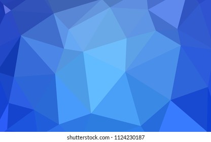 Light BLUE vector polygon abstract layout. Modern abstract illustration with triangles. Pattern for a brand book's backdrop.
