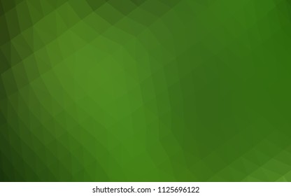 Light BLUE vector polygon abstract template. Triangular geometric sample with gradient.  Brand new style for your business design.