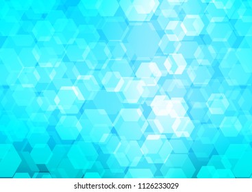 Light BLUE vector polygon abstract background. A sample with polygonal shapes. The polygonal design can be used for your web site.