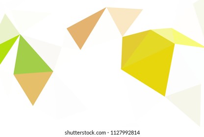 Light BLUE vector polygon abstract layout. A completely new color illustration in a polygonal style. Textured pattern for your backgrounds.