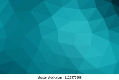 Light BLUE vector polygon abstract polygon abstract. Modern geometrical abstract illustration with gradient. The best triangular design for your business.