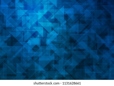 Light BLUE vector polygon abstract polygon abstract. Creative geometric illustration in Origami style with gradient. The elegant pattern can be used as part of a brand book.