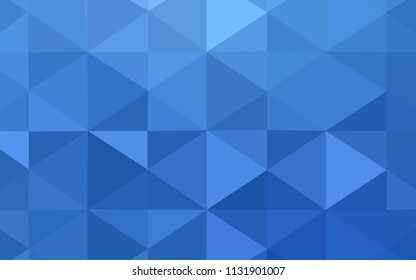 Light BLUE vector polygon abstract background. Modern geometrical abstract illustration with gradient. Brand-new style for your business design.