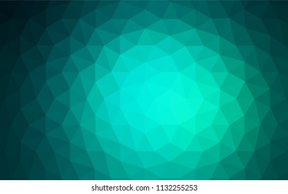 Light BLUE vector polygon abstract background. Creative geometric illustration in Origami style with gradient. A new texture for your web site.