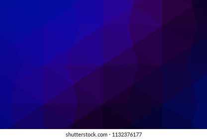 Light BLUE vector polygon abstract backdrop. Modern geometrical abstract illustration with gradient. That pattern can be used as a part of a brand book.