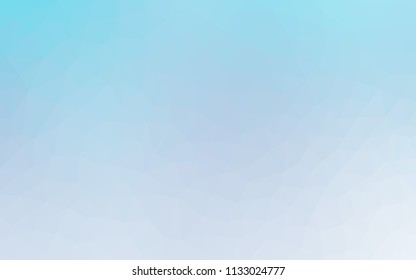 Light BLUE vector polygon abstract layout. Shining polygonal illustration, which consist of triangles. A completely new design for your leaflet.