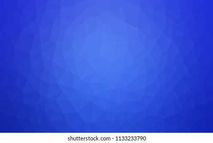 Light BLUE vector polygon abstract backdrop. Shining polygonal illustration, which consist of triangles. A new texture for your web site.