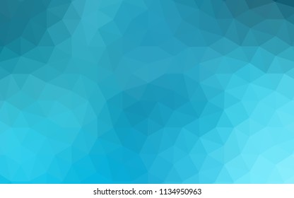 Light BLUE vector polygon abstract background. A completely new color illustration in a polygonal style. Textured pattern for your backgrounds.