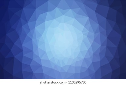 Light BLUE vector polygon abstract backdrop. Creative illustration in halftone style with triangles. Brand new style for your business design.