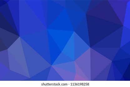 Light BLUE vector polygon abstract background. Creative geometric illustration in Origami style with gradient. Polygonal design for your web site.