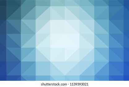 Light BLUE vector polygon abstract background. Creative geometric illustration in Origami style with gradient. Polygonal design for your web site.