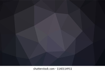 Light BLUE vector polygon abstract layout. Polygonal abstract illustration with gradient. Completely new template for your banner.