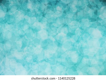 Light BLUE vector polygon abstract pattern. Brand new colored illustration in blurry style with gradient. The polygonal design can be used for your web site.