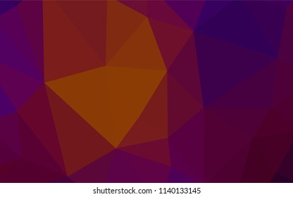 Light BLUE vector polygon abstract backdrop. Shining polygonal illustration, which consist of triangles. Template for cell phone's backgrounds.