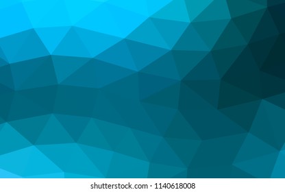 Light BLUE vector polygon abstract polygon abstract. Shining colored illustration in a Brand new style. The completely new template can be used for your brand book.
