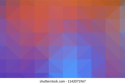 Light BLUE vector polygon abstract background. Elegant bright polygonal illustration with gradient. Brand new style for your business design.