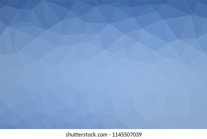 Light BLUE vector polygon abstract backdrop. Colorful abstract illustration with gradient. The polygonal design can be used for your web site.