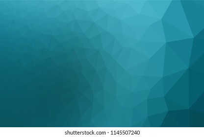 Light BLUE vector polygon abstract layout. A sample with polygonal shapes. The elegant pattern can be used as part of a brand book.