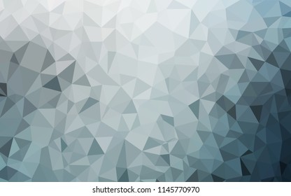 Light BLUE vector polygon abstract layout. Creative geometric illustration in Origami style with gradient. A new texture for your web site.