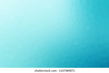 Light BLUE vector polygon abstract background. Colorful illustration in abstract style with gradient. Brand new design for your business.