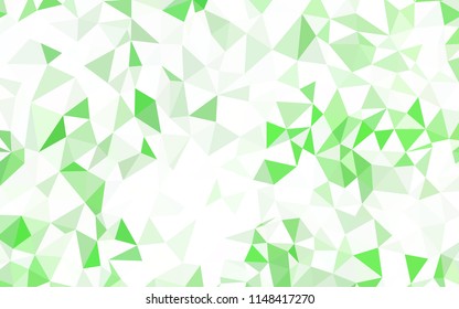 Light BLUE vector polygon abstract layout. Colorful illustration in polygonal style with gradient. Textured pattern for your backgrounds.