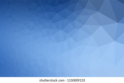 Light BLUE vector polygon abstract layout. Brand new colored illustration in blurry style with gradient. The elegant pattern can be used as part of a brand book.