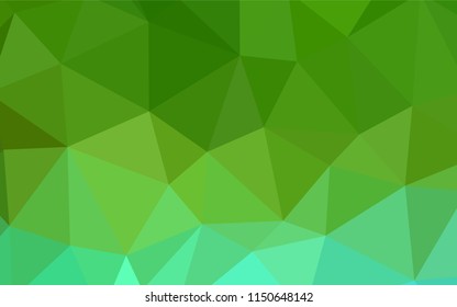 Light BLUE vector polygon abstract layout. Elegant bright polygonal illustration with gradient. Brand new design for your business.