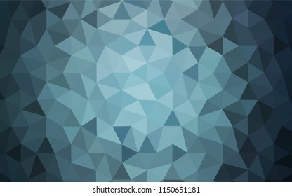 Light BLUE vector polygon abstract backdrop. Elegant bright polygonal illustration with gradient. Polygonal design for your web site.