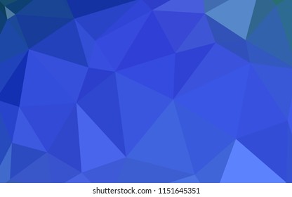 Light BLUE vector polygon abstract layout. Elegant bright polygonal illustration with gradient. Textured pattern for your backgrounds.