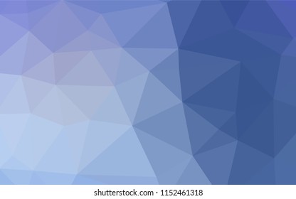 Light BLUE vector polygon abstract background. Shining illustration, which consist of triangles. Brand new design for your business.