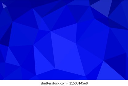 Light BLUE vector polygon abstract layout. A completely new color illustration in a polygonal style. A new texture for your web site.