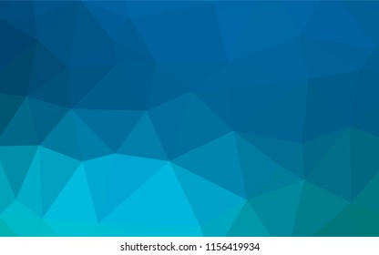 Light BLUE vector polygon abstract backdrop. Colorful abstract illustration with gradient. The elegant pattern can be used as part of a brand book.