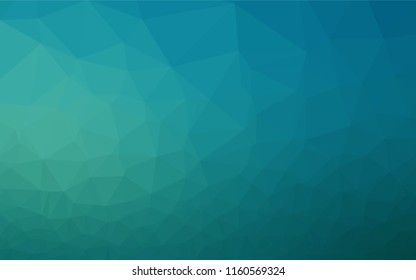 Light BLUE vector polygon abstract backdrop. Glitter abstract illustration with an elegant design. The elegant pattern can be used as part of a brand book.