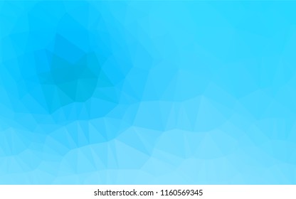 Light BLUE vector polygon abstract layout. A completely new color illustration in a vague style. A completely new design for your business.