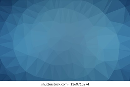 Light BLUE vector polygon abstract background. Creative geometric illustration in Origami style with gradient. The elegant pattern can be used as part of a brand book.