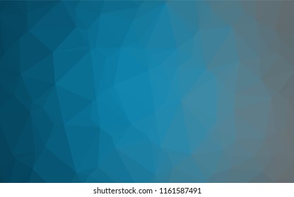 Light BLUE vector polygon abstract layout. Triangular geometric sample with gradient.  The completely new template can be used for your brand book.
