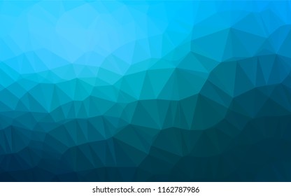 Light BLUE vector polygon abstract backdrop. Modern geometrical abstract illustration with gradient. The template can be used as a background for cell phones.