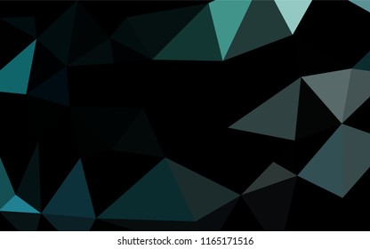 Light BLUE vector polygon abstract background. Modern geometrical abstract illustration with gradient. The textured pattern can be used for background.