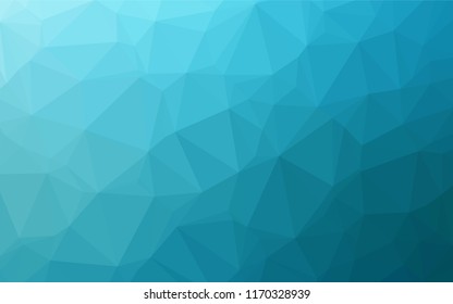 Light BLUE vector polygon abstract background. A vague abstract illustration with gradient. Brand new style for your business design.