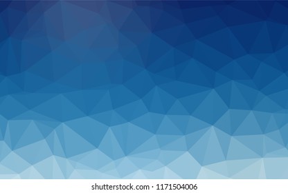 Light BLUE vector polygon abstract background. Shining colored illustration in a Brand new style. A completely new template for your business design.