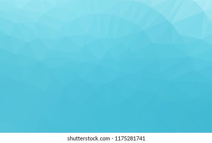 Light BLUE vector polygon abstract backdrop. Glitter abstract illustration with an elegant design. A completely new design for your business.