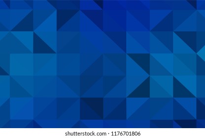 Light BLUE vector polygon abstract layout. A completely new color illustration in a polygonal style. Pattern for a brand book's backdrop.
