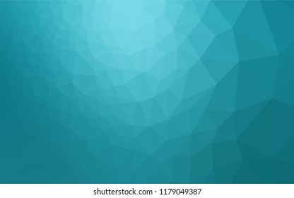 Light BLUE vector polygon abstract background. A sample with polygonal shapes. The elegant pattern can be used as part of a brand book.
