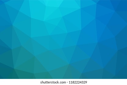 Light BLUE vector polygon abstract background. A vague abstract illustration with gradient. Brand new design for your business.