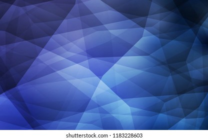Light BLUE vector polygon abstract background. Modern abstract illustration with triangles. Textured pattern for your backgrounds.