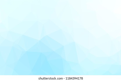 Light BLUE vector polygon abstract background. An elegant bright illustration with gradient. A completely new template for your business design.