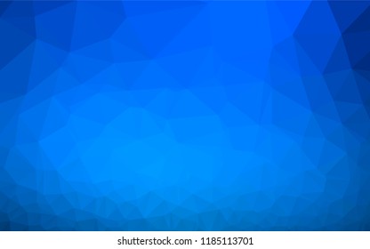 Light BLUE vector polygon abstract backdrop. Colorful illustration in abstract style with gradient. Brand new design for your business.