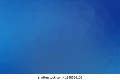 Light BLUE vector polygon abstract background. Colorful illustration in abstract style with gradient. The completely new template can be used for your brand book.